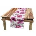 thumbnail image 1 of Watercolor Table Runner, Flowering Orchid Branches Spring Time Feng Shui Inspired Bouquet, Dining Room Kitchen Rectangular Runner, 3 Sizes, by Ambesonne, 1 of 2