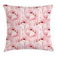 thumbnail image 1 of Watercolor Throw Pillow Cushion Cover, Vintage Hand Drawn Cute Flowers Blossoming Nature Spring Season Inspirations, Decorative Square Accent Pillow Case, 18 X 18 Inches, Pale Pink, by Ambesonne, 1 of 2