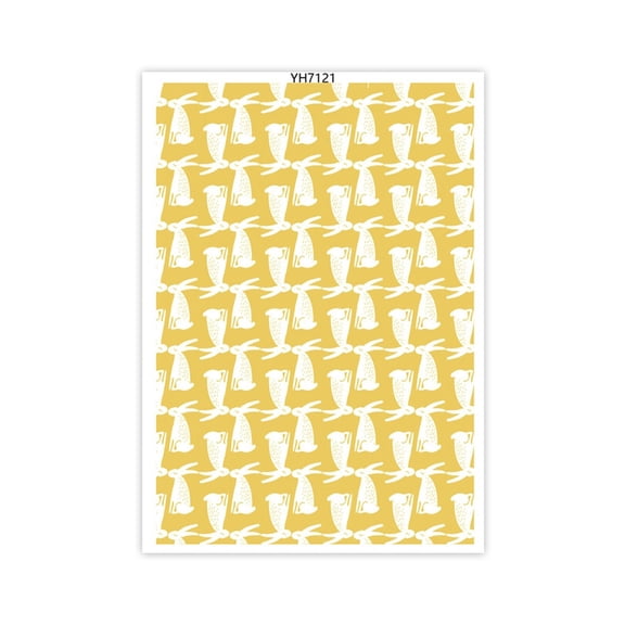 Watercolor Transfer Paper Easters Eggs Transfer Paper Earrings Transfer Sheets