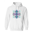 thumbnail image 1 of Watercolor Tropical Leaves. Hoodie Women -Image by Shutterstock, Female 5X-Large, 1 of 4