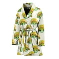 thumbnail image 1 of Watercolor Turtle Pattern Women Bathrobe One Size Univeral Fits, Turtle Lover Present Fashion Lightweight Plush Fleece Long Robe For Women, 1 of 3