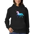 thumbnail image 1 of Watercolor Unicorn Hoodie Women -SPIdeals Designs, Female XX-Large, 1 of 4
