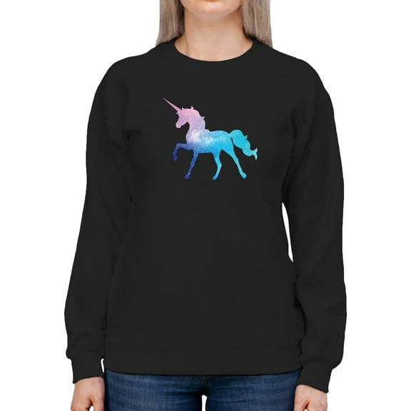 Watercolor Unicorn Sweatshirt Women -SPIdeals Designs, Female 4X-Large