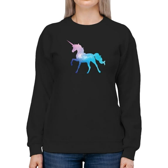 Watercolor Unicorn Sweatshirt Women -SPIdeals Designs, Female 5X-Large