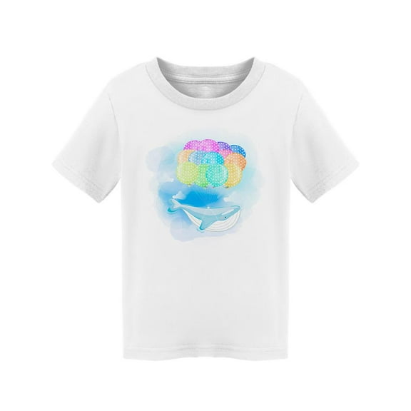 Watercolor Whale Over The Sky T-Shirt Toddler -Image by Shutterstock,  2 Toddler