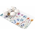 thumbnail image 1 of Watercolor Wild Flower Dish Drying Mat for Kitchen Counter, Super Absorbent Quick Dry Coffee Bar Mat Pad Thin Diatomaceous Sink Mat Non Slip Dish Drainer Mat 23.5x15.5 Spring Summer Floral Botanical, 1 of 6
