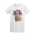 thumbnail image 1 of Watercolor Wild Leopard Feathers Tee Men's -Image by Shutterstock, 1 of 2
