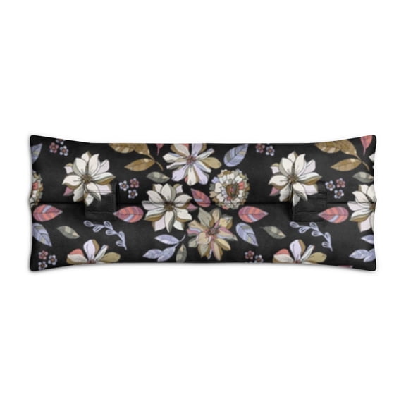 Watercolor Wildflower and Bee Surgery Recovery Pillow - Butterfly Seatbelt Pad