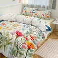 thumbnail image 1 of Watercolor Wildflowers Bedding Sets Twin Duvet Cover 3 Piece Cute Bed Set for Boys Girls Kid, 1 of 6