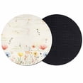 thumbnail image 1 of Watercolor Wildflowers Coasters Set of 2, Absorbent Coasters for Drinks, Farmhouse Country Botanical Flowers Coaster for Desk Coffee Table Protection, Home Decor House Warming Gifts 4", 1 of 8