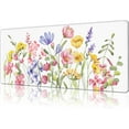 thumbnail image 1 of Watercolor Wildflowers Gaming Mouse Pad,Large Non-Slip Thick Stitched Edge Mouse Mat for Home Office Gaming Keyboard Desk Pad (35.4 x 15.7 Inches), 1 of 6