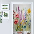 thumbnail image 1 of Watercolor Wildflowers Spring Summer Door Curtain Nordic Living Room DoorCurtain Porch Partition Curtain Kitchen Rative Half Curtain, 1 of 4