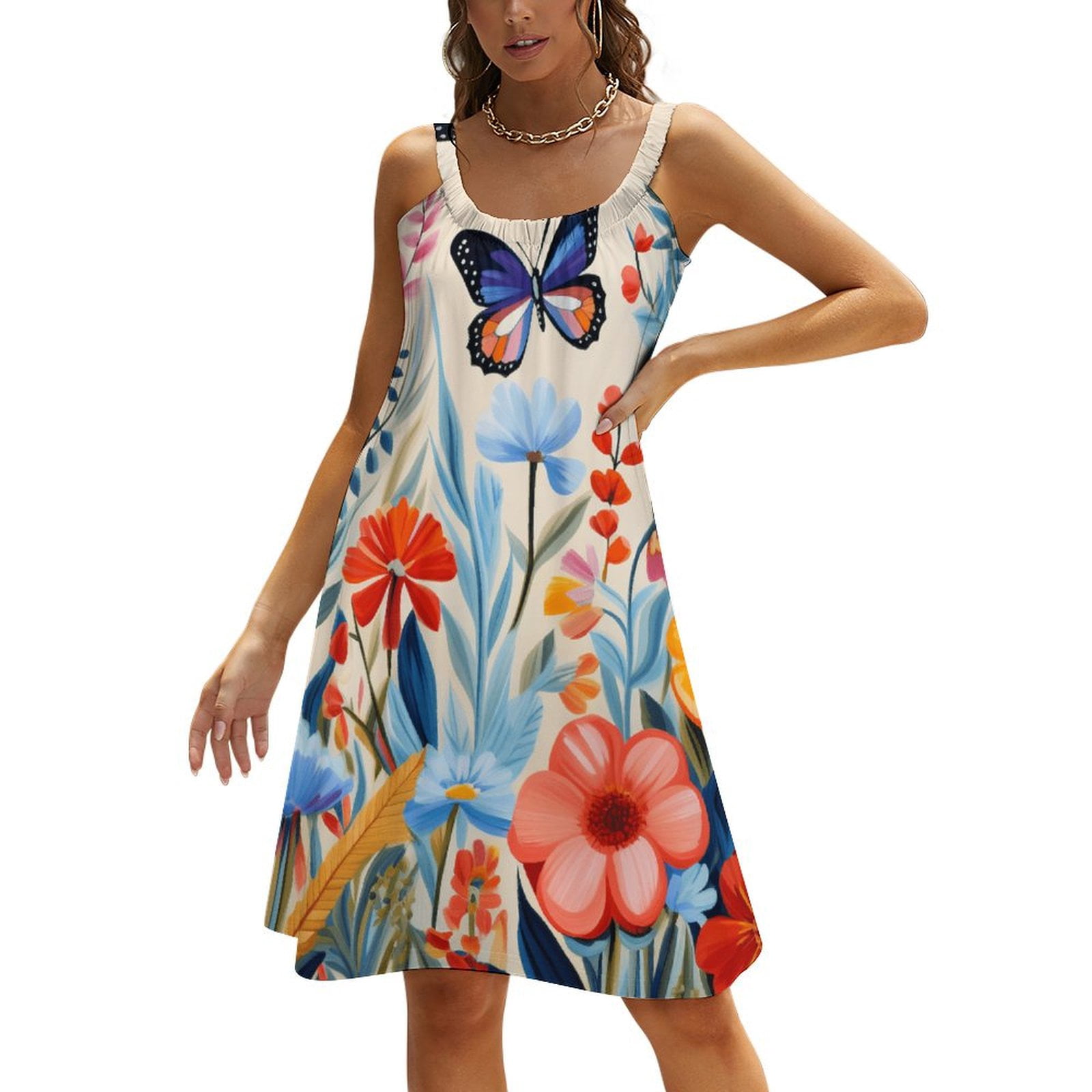Roxy Women's Summer Sundress - Sleeveless Mini Cover-up Dress For Beach,  Pool & Resort Wear Mini Dresser