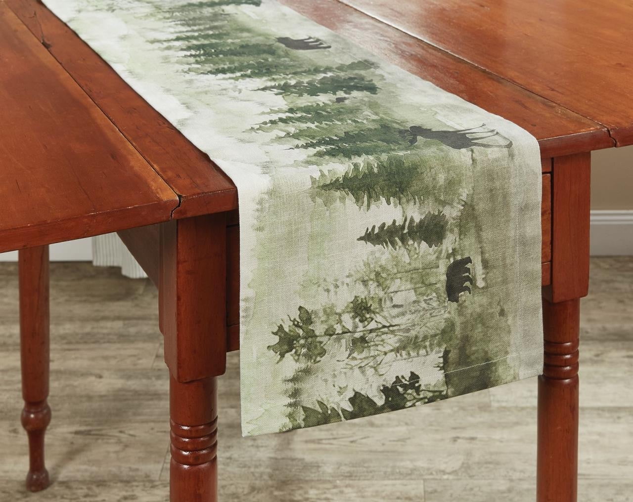 Watercolor Wildlife Table Runners