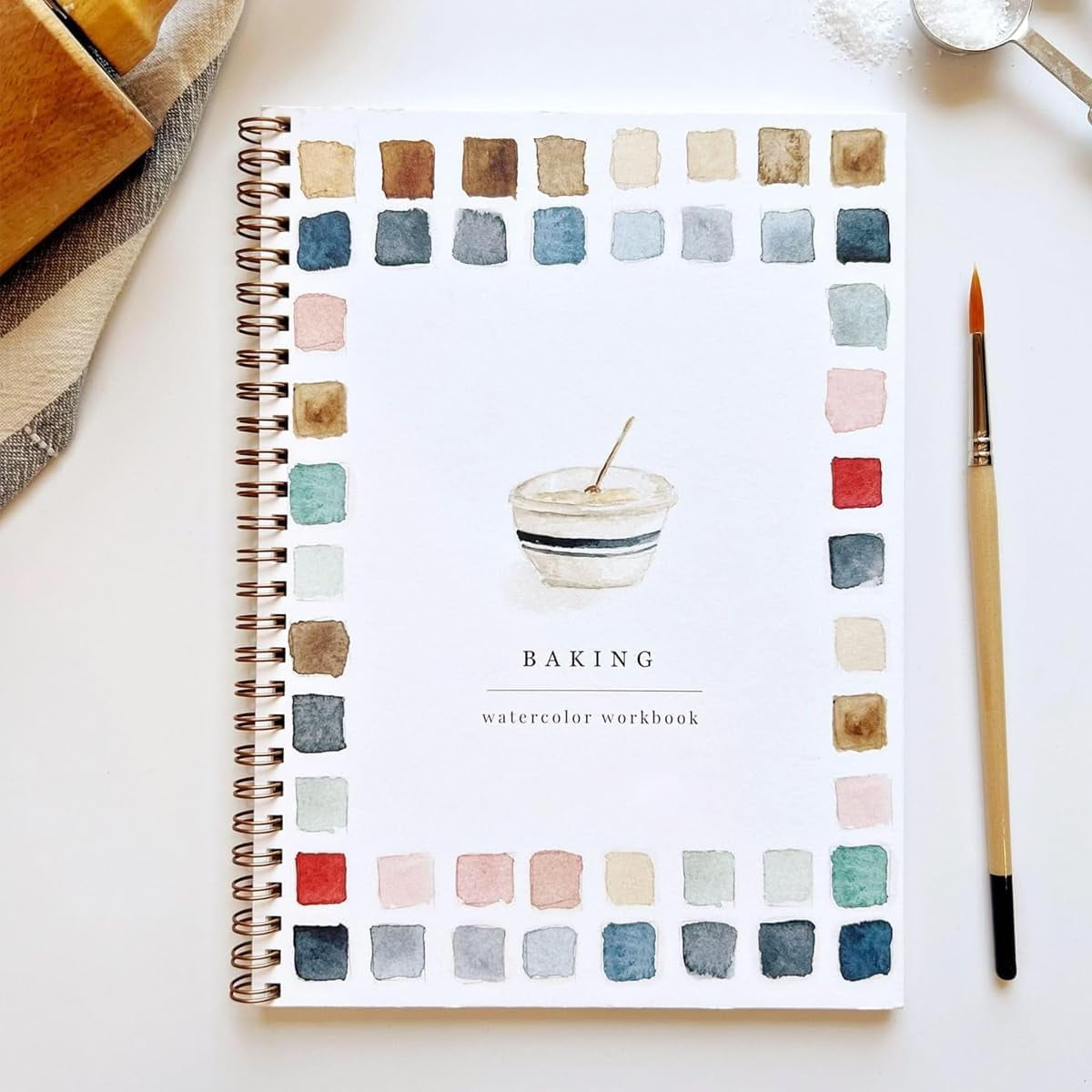 Carnet D’aquarelle Watercolor Workbooks – 12 Couleurs, Pinceau Inclus, Débutant Ou Expert !
