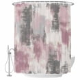 thumbnail image 1 of Watercolors Pink Gray Fabric Shower Curtain Abstract Art Washable Shower Curtains for Bathroom, Waterproof Bath Curtain with Hooks Home Decor 72x84in, 1 of 8