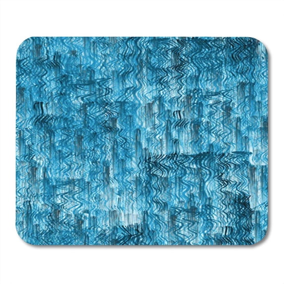 Watercolour Abstract Pattern Stripes Painting Effect Brushes Geometric Watercolor Mousepad Mouse Pad Mouse Mat 9x10 inch