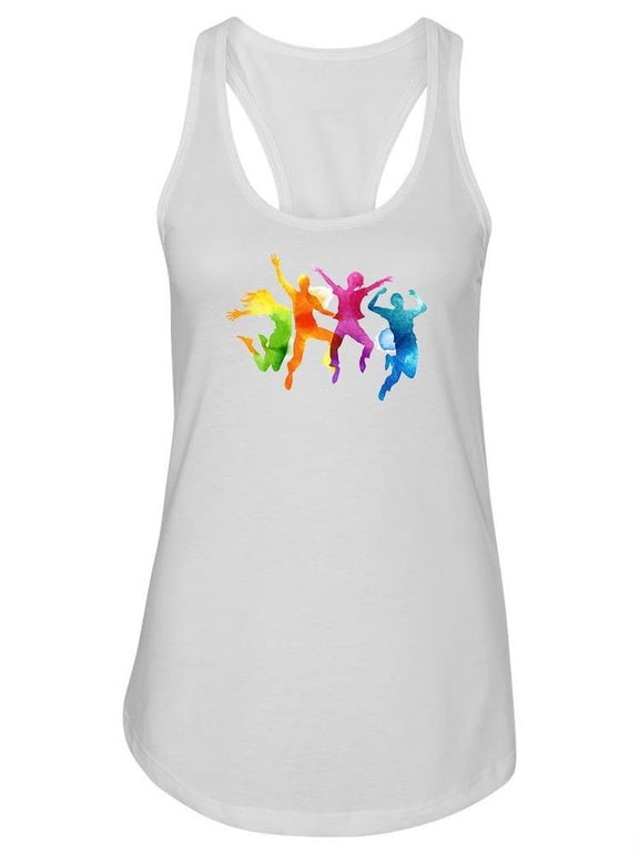 Watercolour Jumping Shadows Tank Women -Image by Shutterstock, Female x-Large