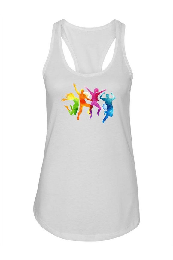 Watercolour Jumping Shadows Tank Women -Image by Shutterstock, Female x-Large