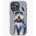 thumbnail image 1 of Watercolour Miniature Schnauzer Dog Phone Case for iPhone 16 15 14 13 12 11 Pro Max, 1 of 2