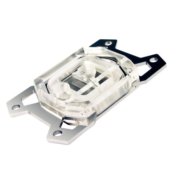 Watercool HEATKILLER IV PRO CPU Water Block, AMD CPU (Socket AM4), Acryl Clean