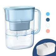 Waterdrop 10-Cup Water Filtration Pitcher, Long-lasting 200 Gallons, BPA Free