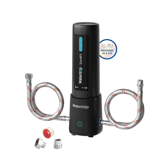 Waterdrop 10UA PRO Under Sink Water Filter, No Drill Required, Time Reminder, Easy Installation, 11000 Gallons, Does not Lower TDS