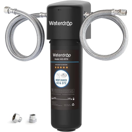 Waterdrop 10UA Under Sink Water Filter System, 8K Gallons High Chlorine Reduction Water Filtration System,Bad Taste & Odor, Under Counter Direct Connect to Kitchen Faucet price history and forecast - Waterdrop WD-10UA