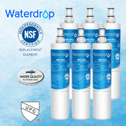 Waterdrop 4396508 Replacement for Whirlpool 4396508 4396510, EDR5RXD1, NLC240V, PNL240V, Everydrop Filter 5 Refrigerator Water Filter, 6 Pack