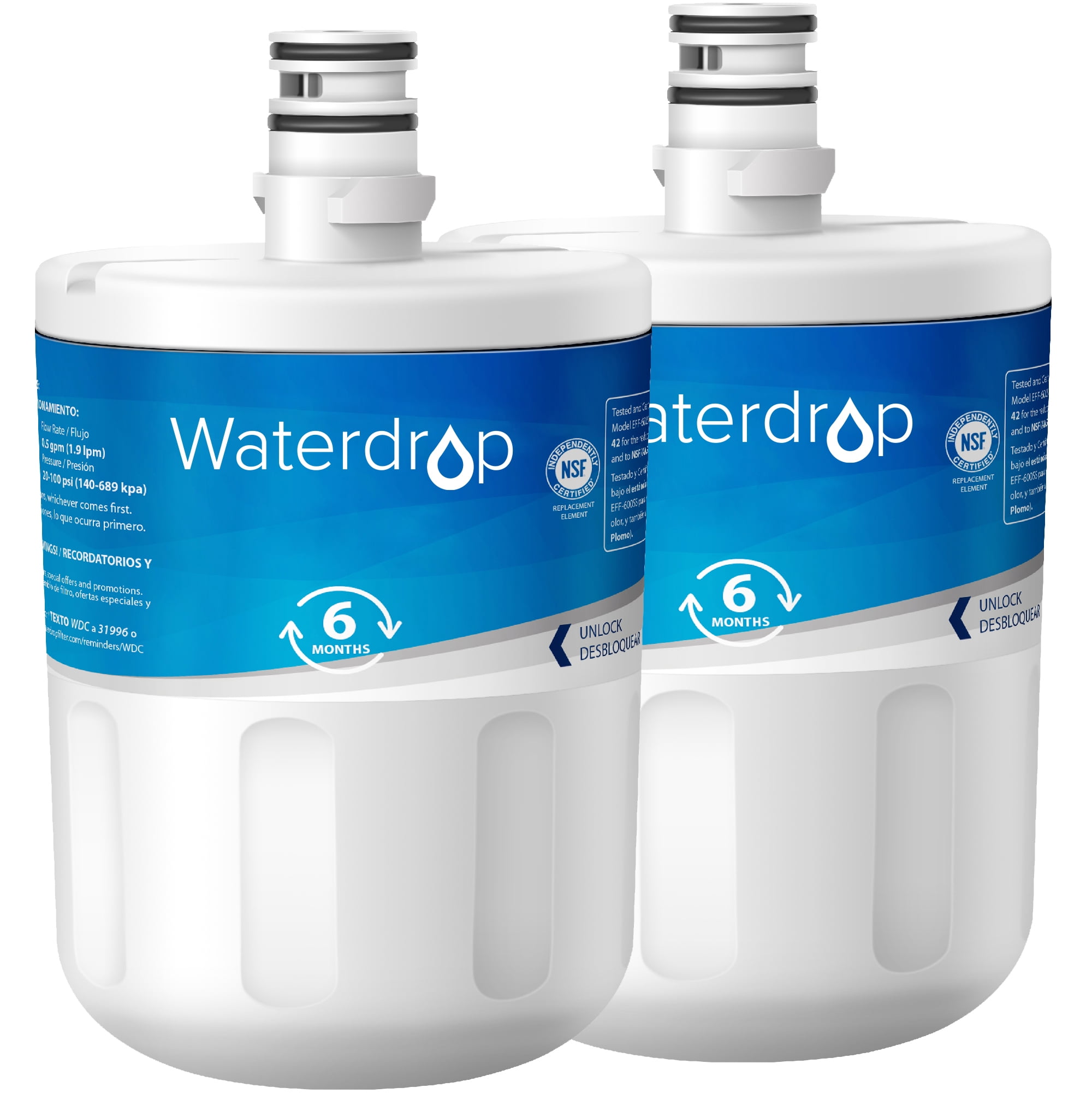 Waterdrop 5231JA2002A Refrigerator Water Filter, Replacement for LG