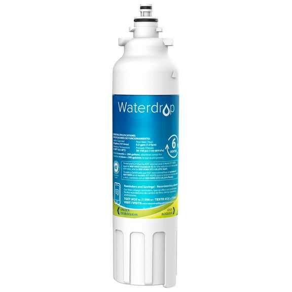 Waterdrop ADQ73613401 Replacement for LG LT800P, ADQ73613402, ADQ73613408, ADQ75795104, Kenmore 9490, LSXS26326S, LMXC23746S, LSXS26366S, LSXS26386D, Refrigerator Water Filter, Pack of 1