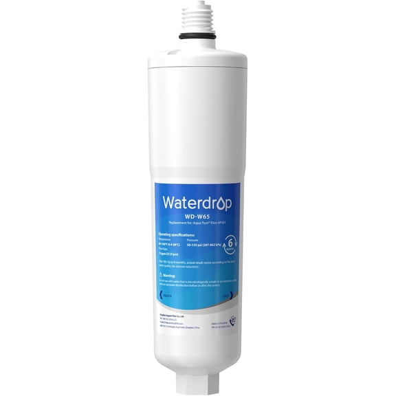 Waterdrop AP431 Replacement Cartridge for Aqua-Pure AP431 Hot Water Scale Inhibitor for AP430SS, Prevent Scale Accumulation and Protect Water Heaters, Pack of 1