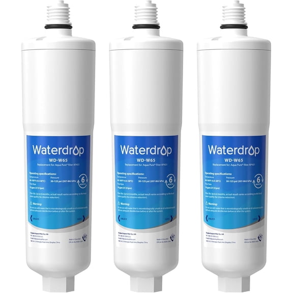 Waterdrop AP431 Replacement for Aqua-Pure AP431 Hot Water Scale Inhibitor for AP430SS, Prevent Scale Accumulation and Protect Water Heaters, Pack of 3