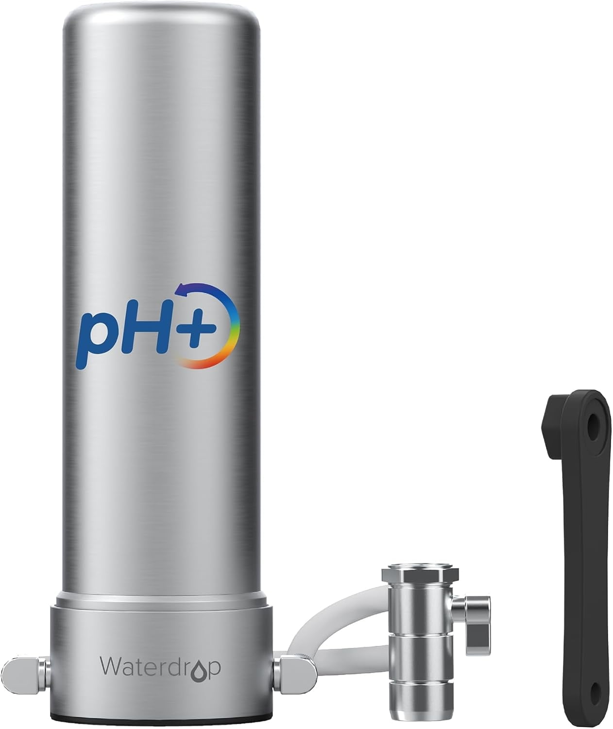 Waterdrop Alkaline Countertop Water Filter, 12 Months or 8,000 Gallons Long-Life, NSF/ANSI 42&372 Certified, Reduces Heavy Metals, Bad Odor and 99% Chlorine,WD-CTF-04(1 Filter Included)
