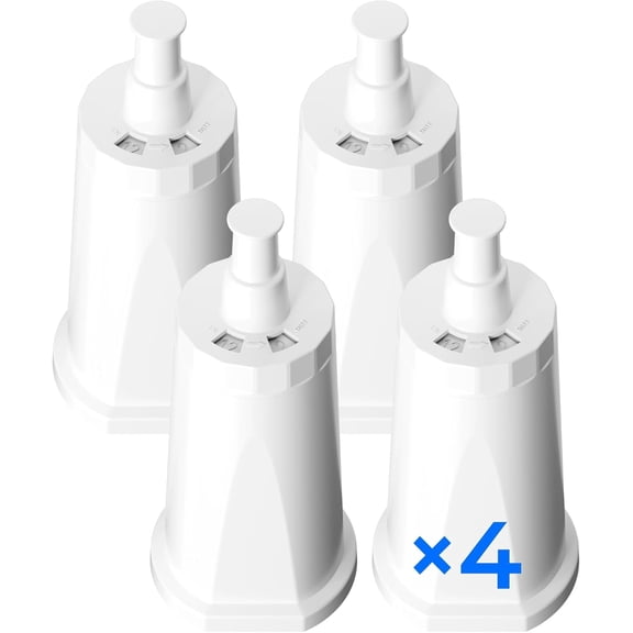 Waterdrop BES008 Coffee Filter, Replacement for Breville Water Filter BES008, Breville Espresso Machine Oracle Jet BES985, Barista Touch Impress BES881, TUV SUD Certified, 4 Pack
