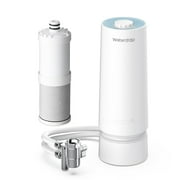 Waterdrop Countertop Water Filter, 4000 Gallons Water Filter for Sink Faucet and Filter Life Reminder, Reduces Heavy Metals, Bad Odor, and 99% Chlorine (1 Filter Included) WD-CTF-05