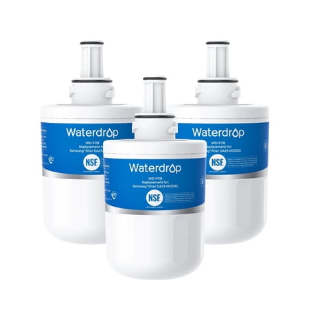 Waterdrop WD-F11B Refrigerator Water Filter, Replacement for Samsung® DA29-00003G, DA29-00003B, DA29-00003A, Aqua-Pure Plus, HAFCU1, RFG237AARS, FMS-1, RS22HDHPNSR, RSG2, 3 Filters (Package May Vary) price history and forecast - Waterdrop WDS-DA2900003G