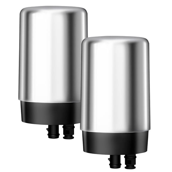 Waterdrop Faucet Filter Cartridges, Replacement for Brita Faucet Filter 36311 On Tap Water Filtration System Replacement Filters, Chrome(Pack of 2)