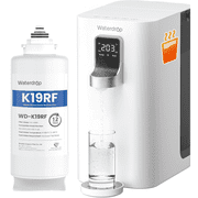 Waterdrop K19-H Countertop Reverse Osmosis System, Instant Hot Water Dispenser, 4 Stage Reverse Osmosis Water Filter Countertop, 31 Pure to Drain, 4 Temperature Options,with 1 Filter
