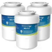 Waterdrop MWF Water Filter, Compatible with GE® SmartWater MWF, MWFINT, MWFP, MWFA, GWF, HDX FMG-1, GSE25GSHECSS, WFC1201, Kenmore 9991, NSF 42 Certified to Reduce 99% Lead, 3 Pack