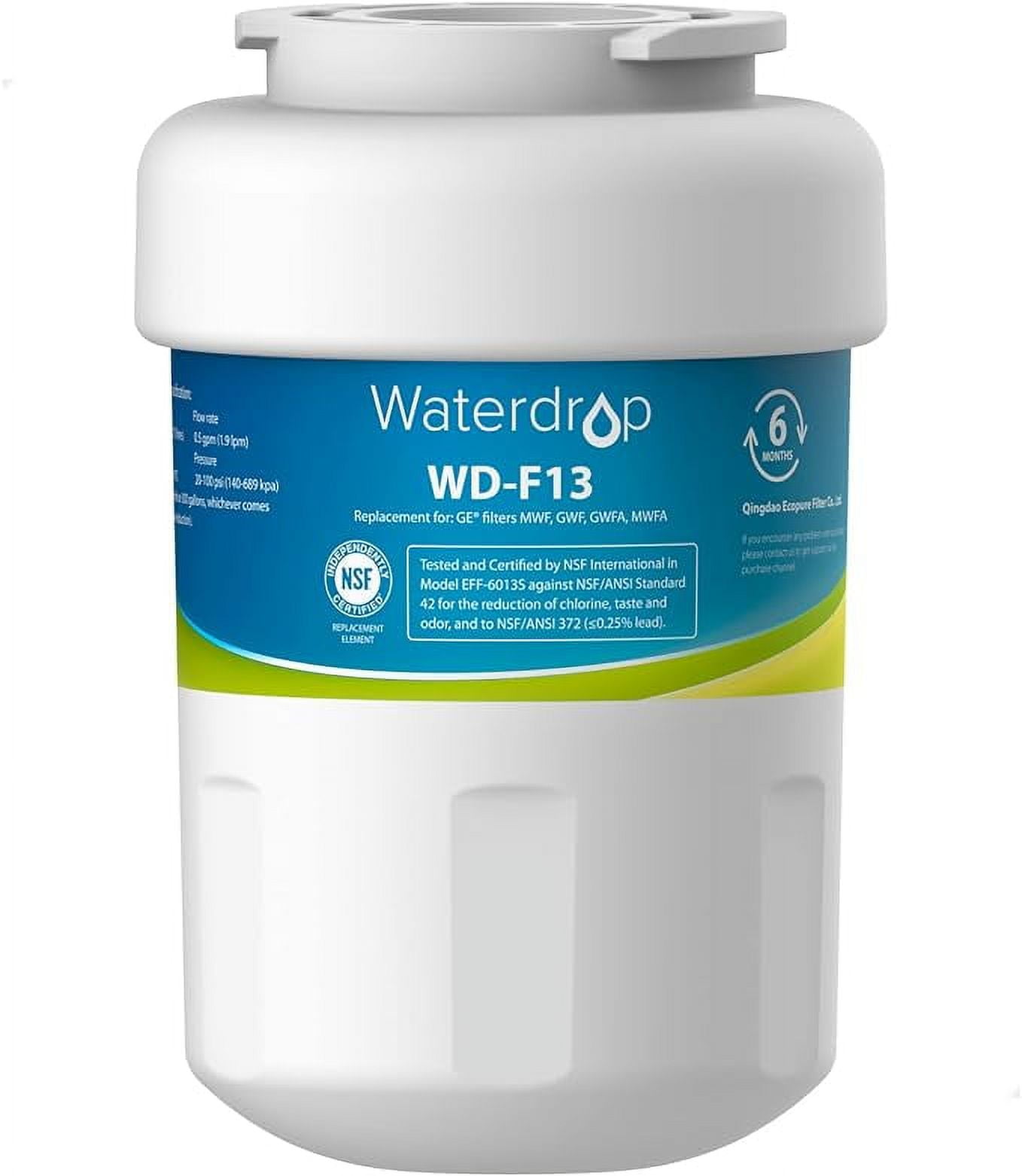 Waterdrop MWF Refrigerator Water Filter, NSF 42 Certified, Replacement