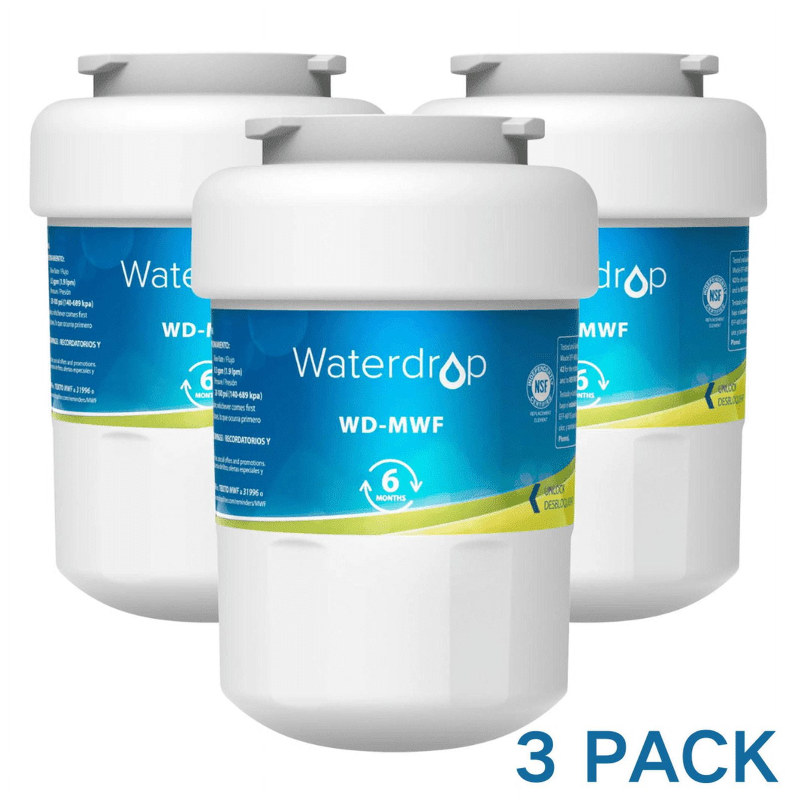 Waterdrop MWF Water Filter, Compatible with GE® SmartWater MWF, MWFINT