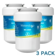 Waterdrop MWF Water Filter, Compatible with GE® SmartWater MWF, MWFINT, MWFP, MWFA, GWF, HDX FMG-1, GSE25GSHECSS, WFC1201, Kenmore 9991, NSF 42 Certified to Reduce 99% Lead, 3 Pack
