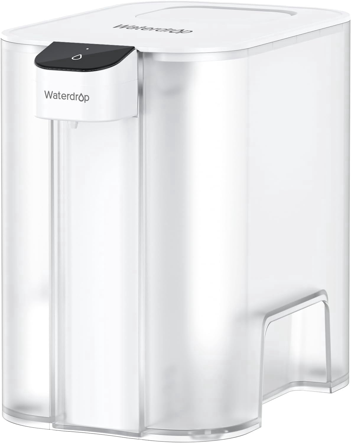 Waterdrop ED04W-L Mega Electric Water Filter Dispenser, Large 27-Cup, 200-Gallon Rechargeable Instant System, NSF/ANSI 42&53&401&372, Reduce PFOA/PFOS, Lead, Chlorine, Does not Lower TDS, White