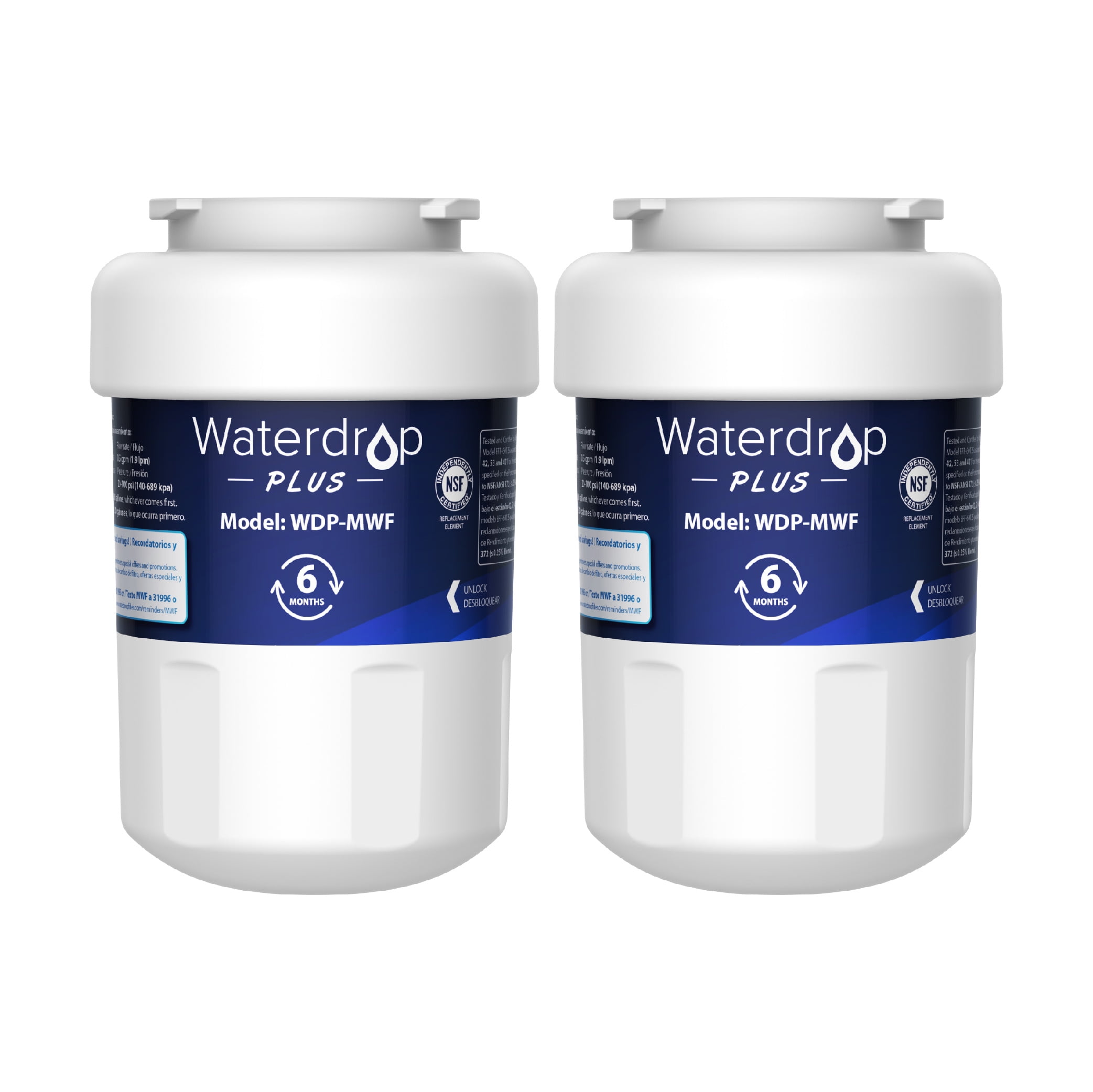 Waterdrop NSF 401&53&42 Certified MWF Refrigerator Water Filter