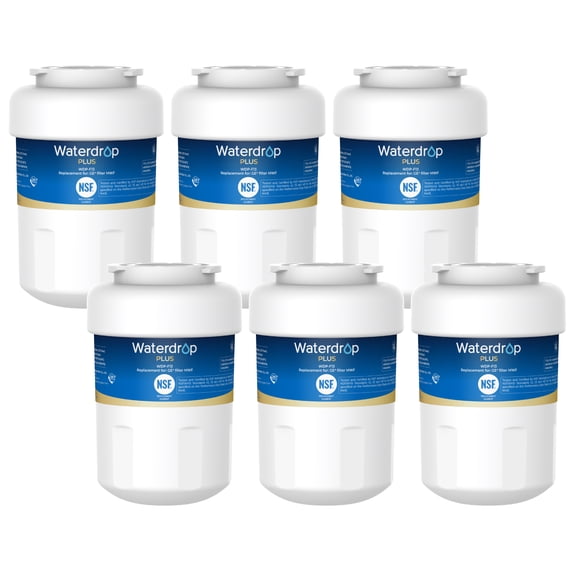 Waterdrop Plus WDP-F13 Refrigerator Water Filter, Reduce PFAS, Replacement for HDX FMG-1, MWFP, MWFA, RWF0600A, RWF1060, Kenmore 469991, 6 Pack