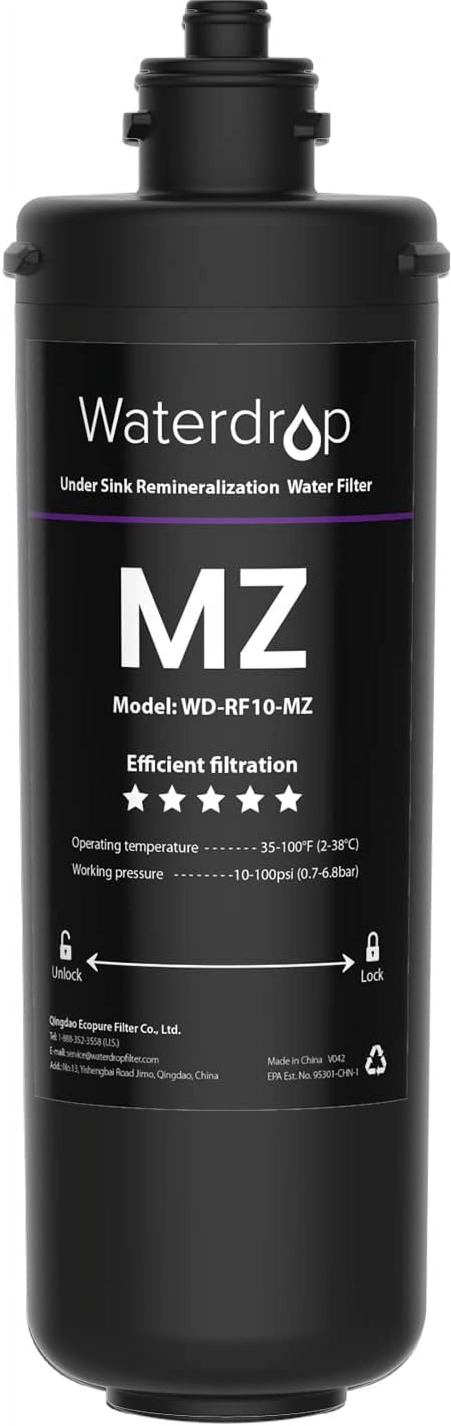 Waterdrop RF10-MZ Replacement Filter Cartridge For 10UB-MZ/10UA/10UB Under Sink Water Filter