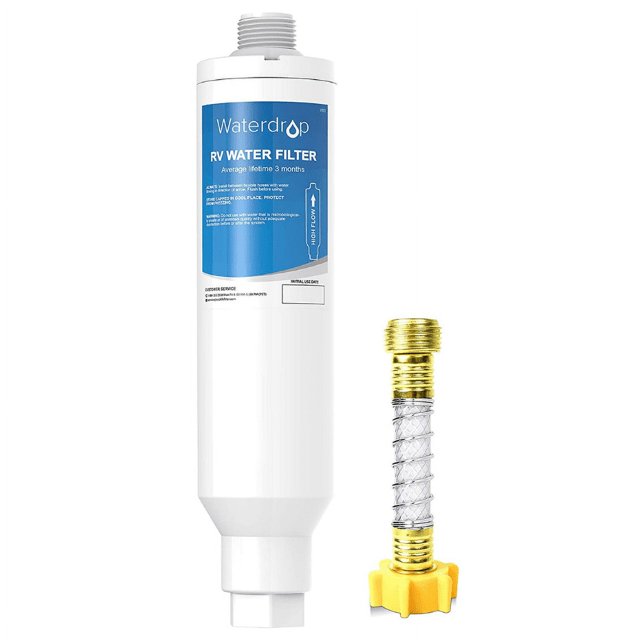 Waterdrop RV Inline Water Filter, NSF Certified, Reduces Chlorine, Bad