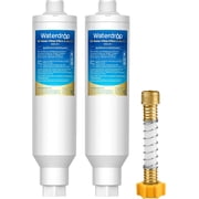 Waterdrop RV Water Filter, RV Inline Hose Water Filter with Hose Protector, Garden and Camper Water Filter, NSF Certified, Greatly Reduces Chlorine, Bad Taste, Odor, 2 Pack