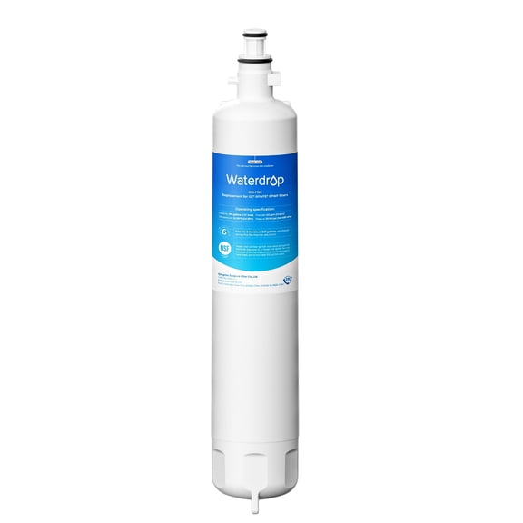 Waterdrop Replacement for GE® RPWFE®, RPWF (Built-in CHIP) Refrigerator Water Filter, Compatible with GFE28GYNFS, GFE28GELDS, PFE28KELDS, PFE28KYNFS, GFD28GELDS, PWE23KELDS, 1 Filters